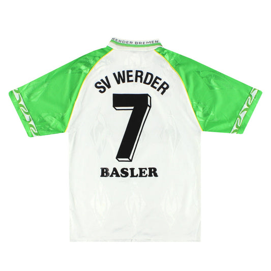 1995-96 Werder Bremen Home Shirt Basler #7 S