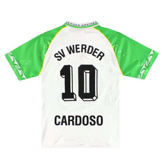 1995-96 Werder Bremen Home Shirt Cardoso #10 XS