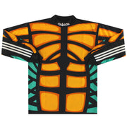 1995-97 Camiseta de portero adidas de plantilla #1 *Impecable* Talla S