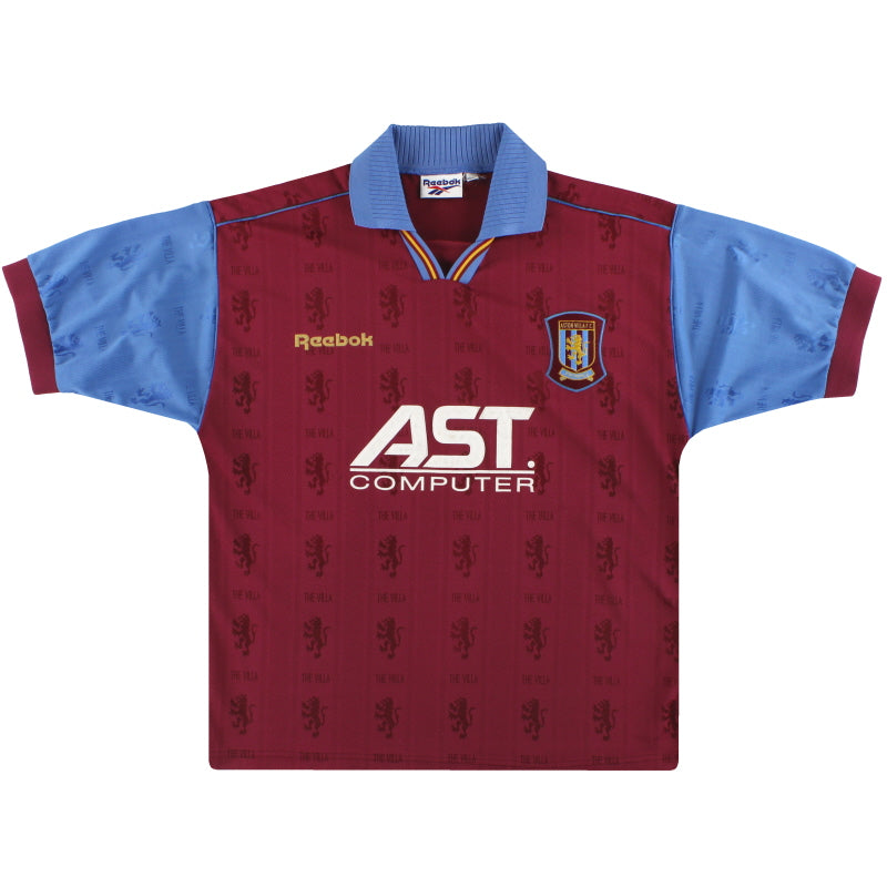 1995-97 Aston Villa Reebok Home Shirt S