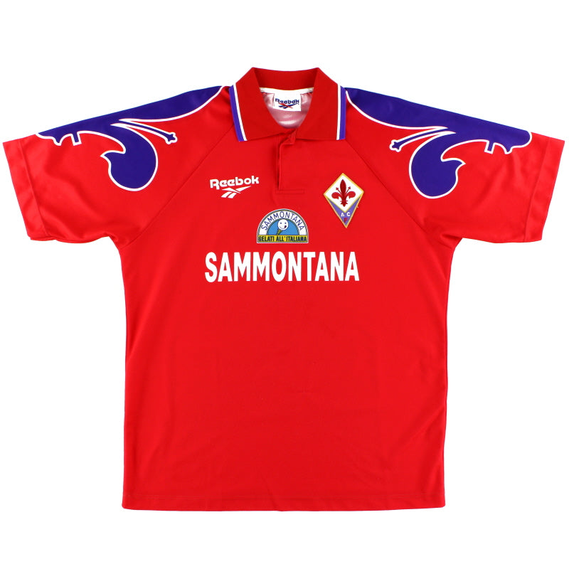 Camiseta de la tercera equipación Reebok de la Fiorentina 1995-97 Talla L