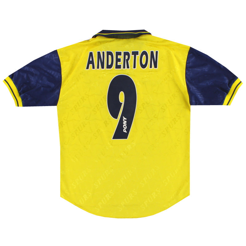 1995-97 Camiseta de Visitante Pony del Tottenham Anderton #9 Talla S