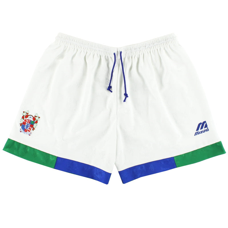 1995-97 Tranmere Rovers Mizuno Pantalones Cortos Local *Como Nuevos* L