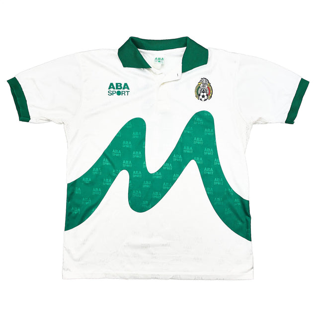 1995 MEXICO RAUL #6 AWAY SHIRT (L) ABA SPORT