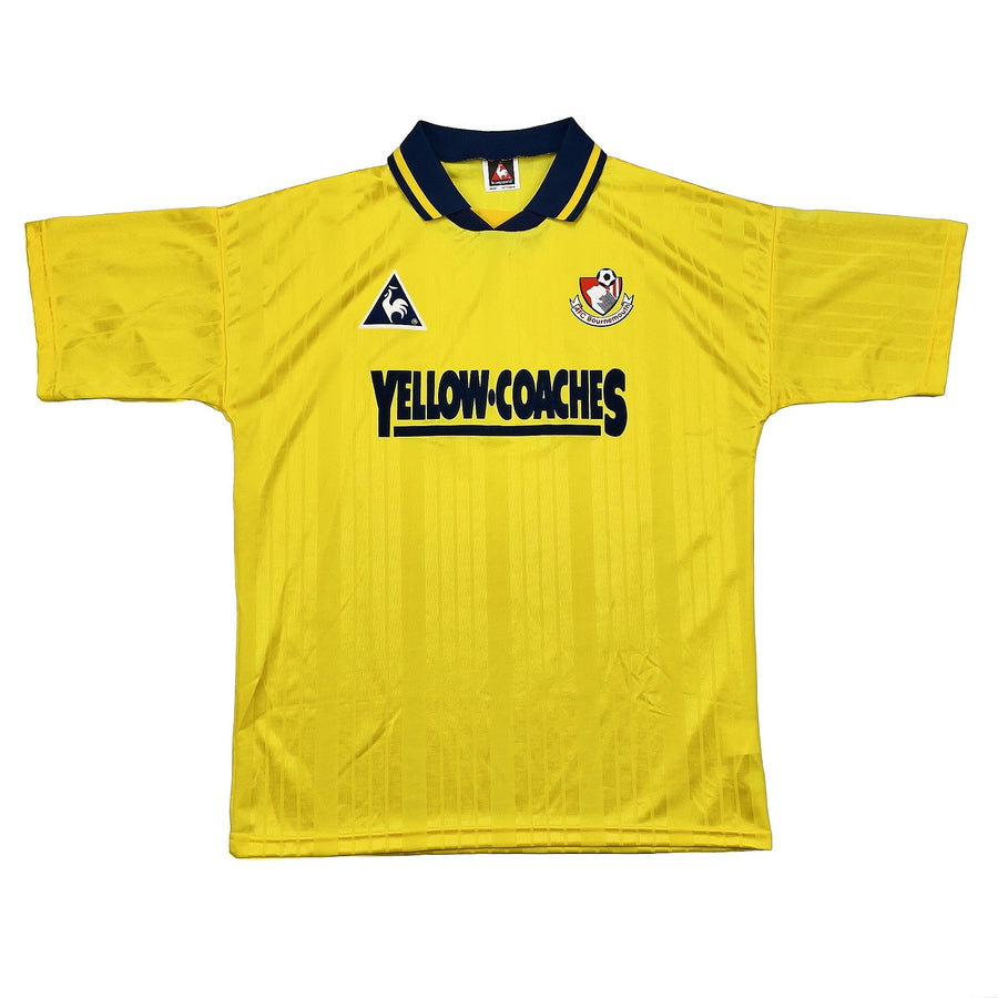 Camiseta de visitante del Bournemouth de la temporada 1995/96 *como nueva* (L) Le Coq