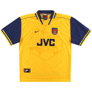 Camiseta de visitante Nike del Arsenal 1996-97, talla M