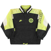 Chaqueta impermeable con capucha Nike del Borussia Dortmund 1996-97 Talla S.Niños