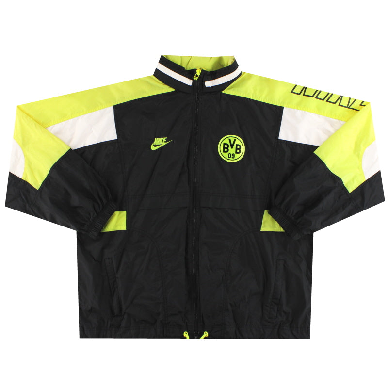 1996-97 Borussia Dortmund Nike Chaqueta Impermeable con Capucha Talla S