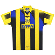 Camiseta de visitante Umbro Everton para jugador #11 XL temporada 1996-97
