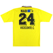 Camiseta de visitante Diadora del FC Aarau 1996-97, de partido, Viceconte C. #24 XXL