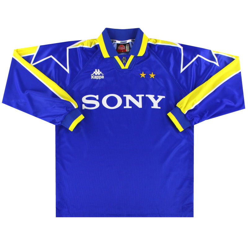 1996-97 Juventus Kappa Camiseta Visitante Manga Larga XL