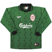 Camiseta de portero Reebok Liverpool 1996-97 Talla L. Niños