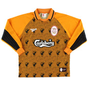 1996-97 Liverpool Reebok Goalkeeper Shirt L.Boys - Classic Football Kit