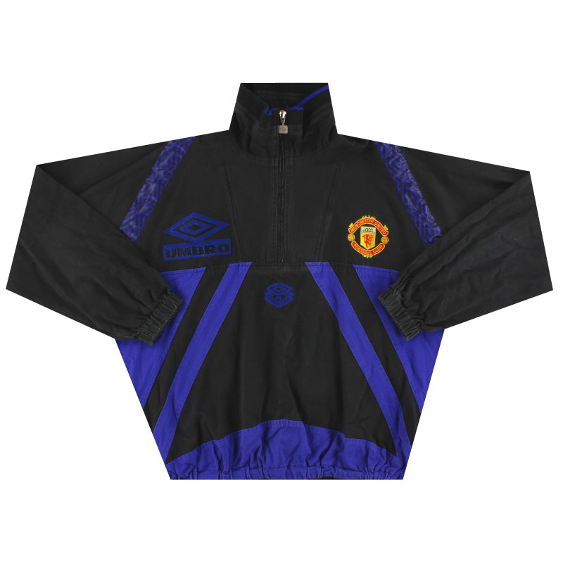 Chaqueta de chándal Umbro de media cremallera del Manchester United 1996-97 M