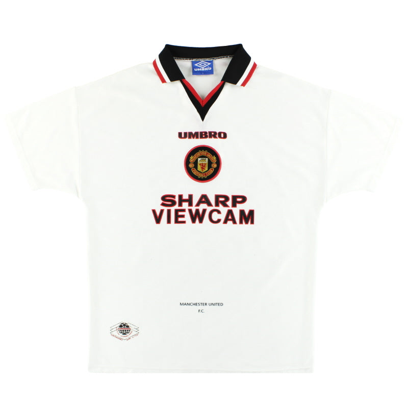 Camiseta de visitante Umbro del Manchester United 1996-97 Talla XL