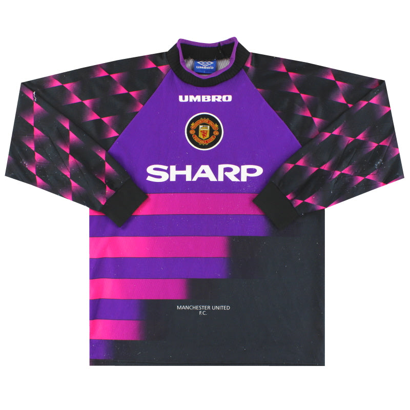 Camiseta de portero Umbro del Manchester United 1996-97 Talla M