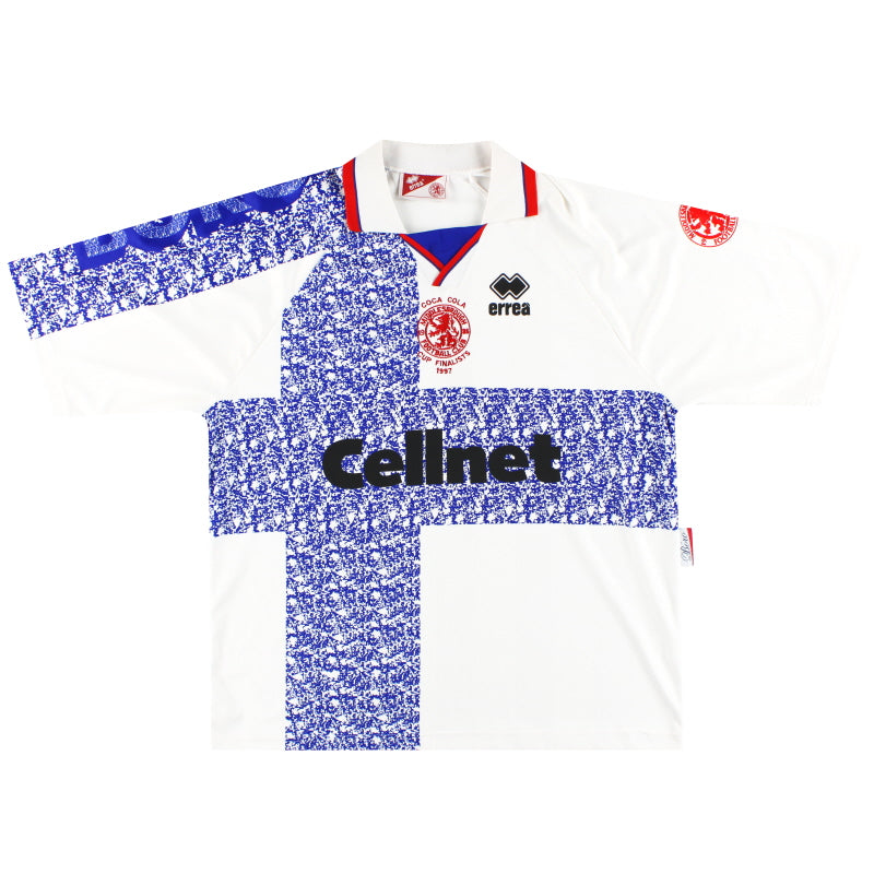 Camiseta del Middlesbrough Errea 'Cup Finalists' Visitante 1996-97 XXL