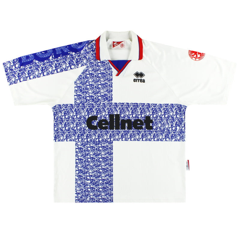Camiseta de visitante Errea del Middlesbrough 1996-97 M