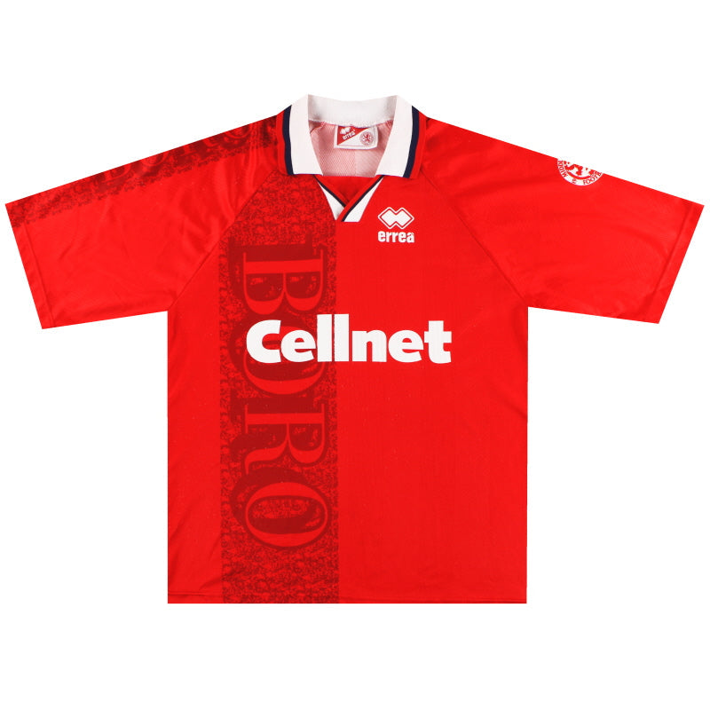 Camiseta Errea de local del Middlesbrough 1996-97 XXL