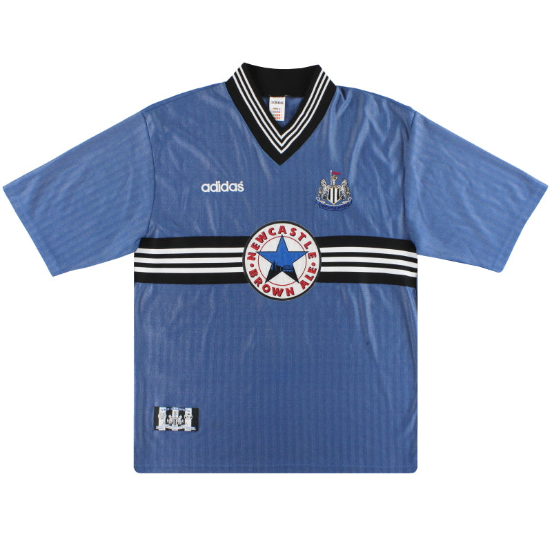 1996-97 Camiseta de Visitante adidas del Newcastle *Excelente estado* Talla L