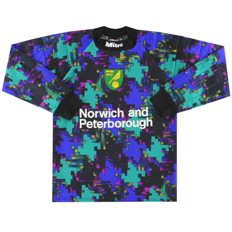 Camiseta Portero Mitre Norwich City 1996-97 Talla S