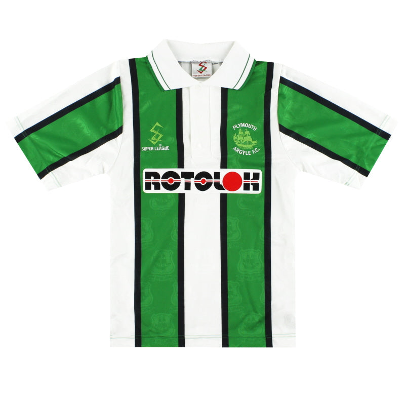 1996-97 Plymouth Super League Camiseta Visitante *Como Nueva* M.Niños