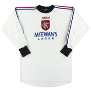 Camiseta de portero Adidas de los Rangers 1996-97 XL