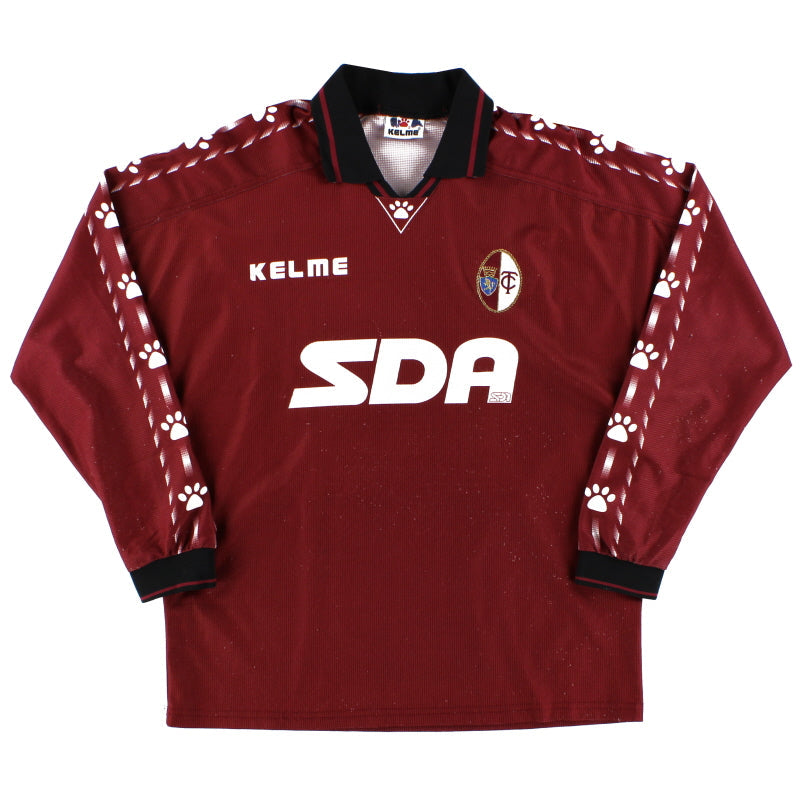 1996-97 Camiseta de juego de local del Torino #13 Manga larga Talla S
