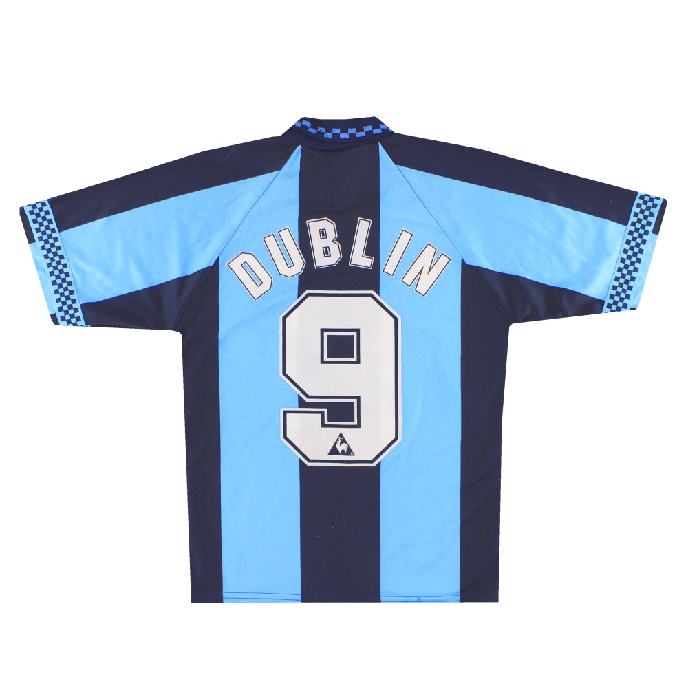 1996-97 Coventry Le Coq Sportif Home Shirt Dublin #9 L.Boys