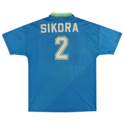 Camiseta Umbro Lens de visitante 1996-97 Sikora #2 XL