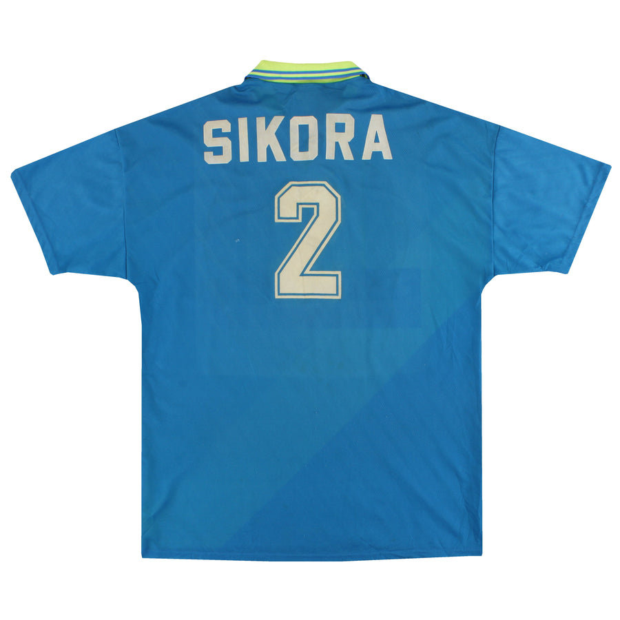 Camiseta Umbro Lens de visitante 1996-97 Sikora #2 XL
