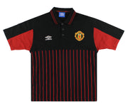 1996-97 Manchester United Umbro Polo Shirt L