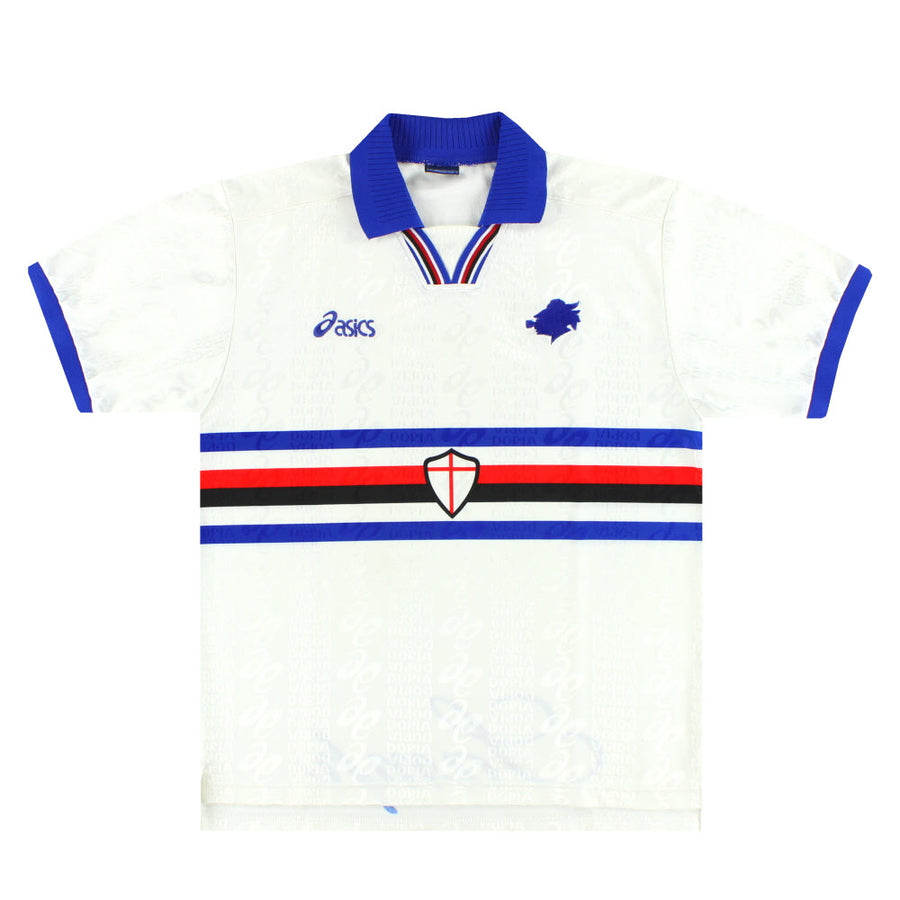 1996-97 Sampdoria Asics Camiseta Visitante L