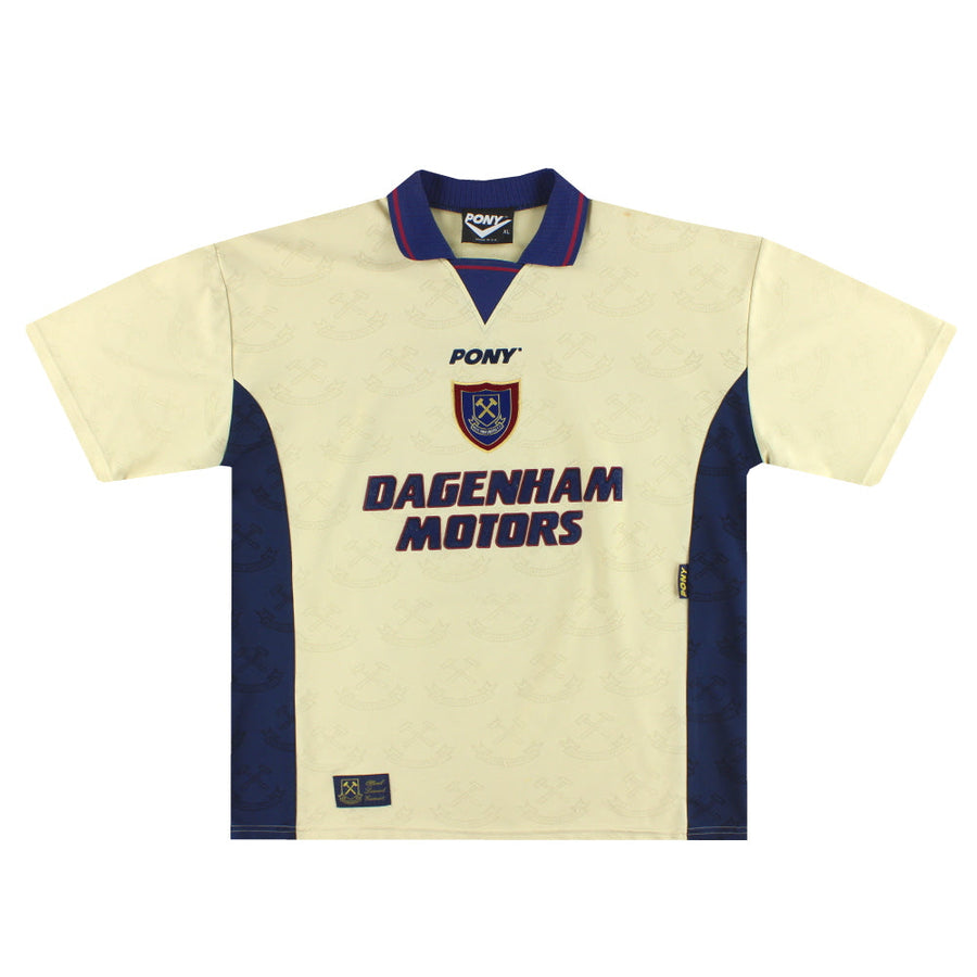 Camiseta West Ham Pony Tercera Equipación 1996-97 XL