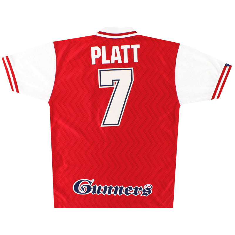 Camiseta de local Nike del Arsenal 1996-98 Platt #7 L