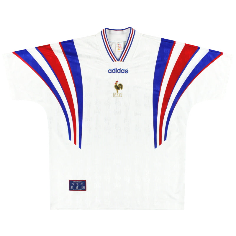 Camiseta Francia 1996-98 adidas Visitante *Impecable* M