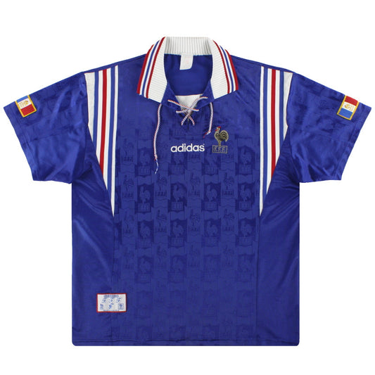 1996-98 France adidas Home Shirt XL