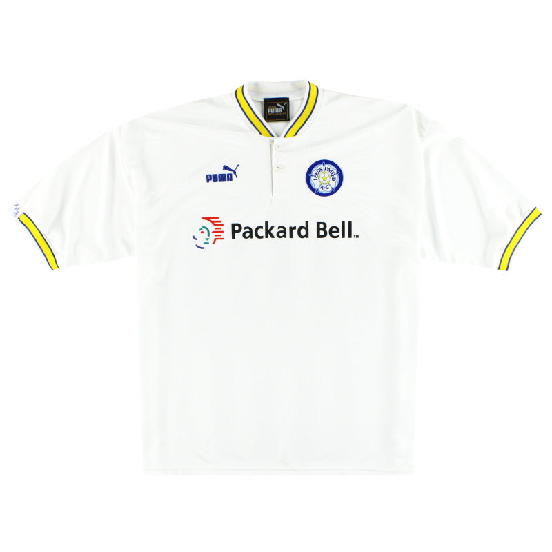 1996-98 Leeds Puma Home Shirt XL - Classic Football Kit