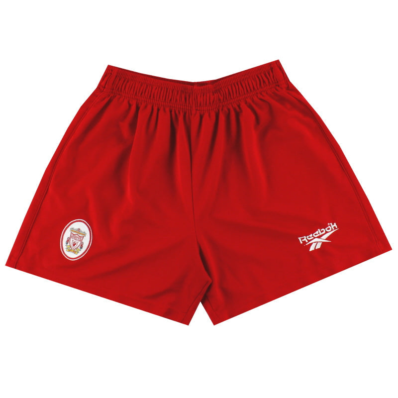 1996-98 Pantalones cortos de casa Liverpool Reebok Talla S