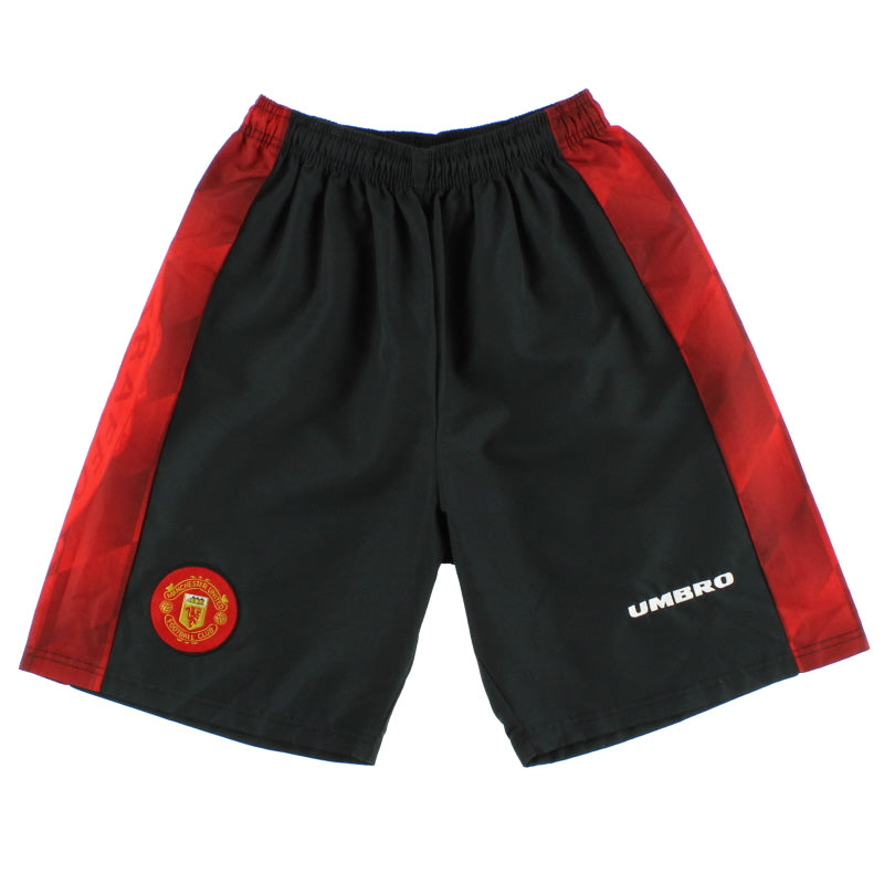 1996-98 Manchester United Umbro Home Change Pantalones cortos M