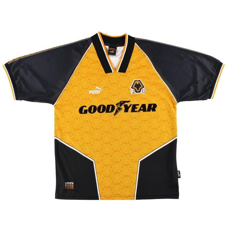 Camiseta de casa del Wolverhampton Wanderers Puma 1996-98 M