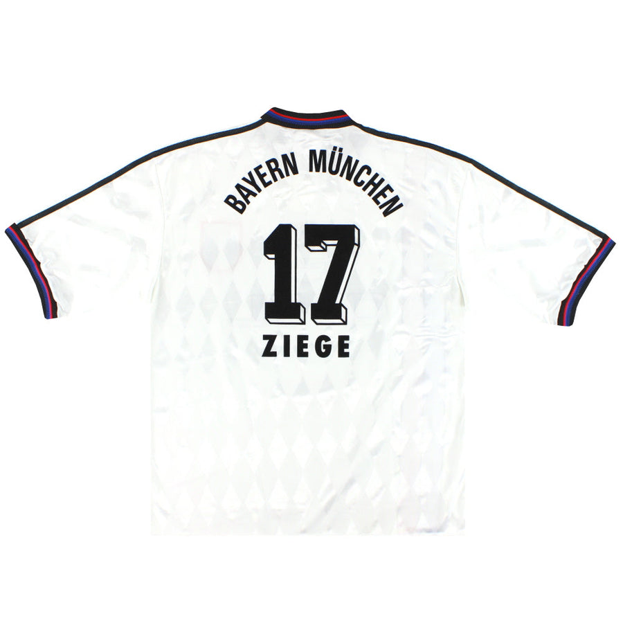 Camiseta Visitante adidas del Bayern Múnich 1996-98 Ziege #17 XL