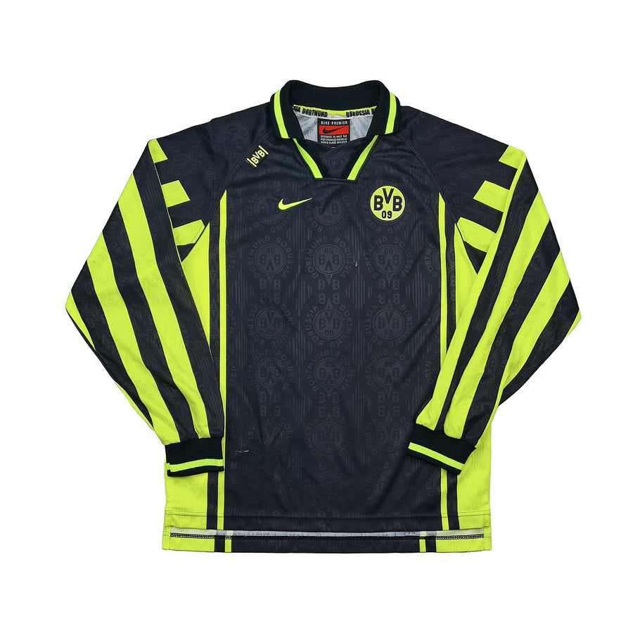 Camiseta de visitante de manga larga del Dortmund 1996/97 (XL.Niños) Nike