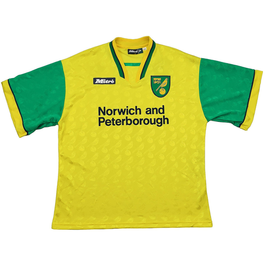 Camiseta Mitre del Norwich City (M) Local 1996/97