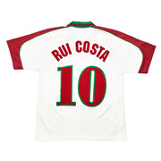 1996/97 Portugal Rui Costa #10 Camiseta de Visitante (M) Olympic