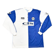 1996/98 Blackburn Rovers Duff #25 Camiseta Local M/L (XL) Asics