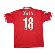 Camiseta de casa del Liverpool 1996/98 Owen #18 (L) Reebok