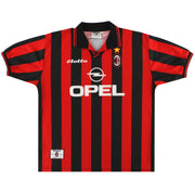 Camiseta Lotto del AC Milan local 1997-98 *Impecable* XL