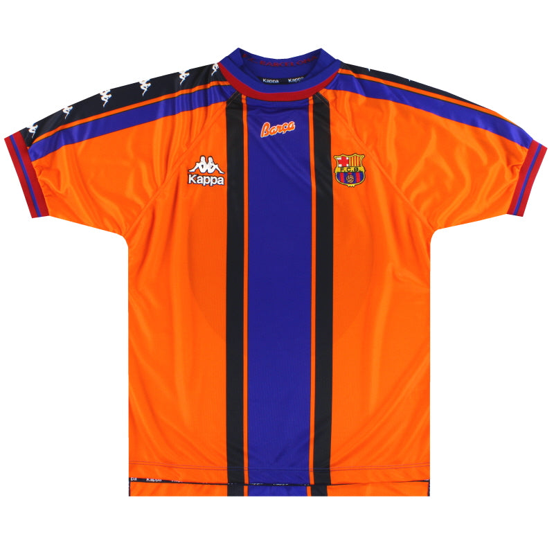 Camiseta Visitante Kappa del Barcelona 1997-98 Talla M