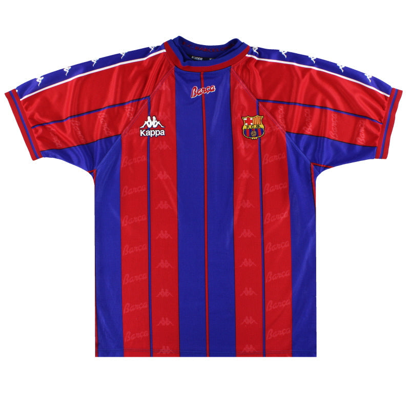 Camiseta Kappa del Barcelona para casa 1997-98 XL